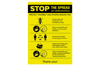 Coronavirus Workplace Safety Signs