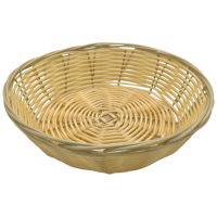 Round Polywicker Basket Deep 17.8 x 4.5cm