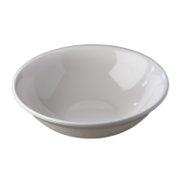 Melamine Round Bowl White 18cm