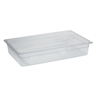 Gastronorm Pan Clear Polycarbonate 1/1 100mm Deep