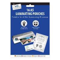 Just Stationery 16 A5 laminating Pouches