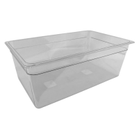 Gastronorm Pan Clear Polycarbonate 1/1 200mm Deep