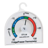 ETI Fridge or Freezer Thermometer with 70mm Dial