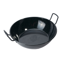 Deep Enamel Frying Pan with 2 Handles 30cm