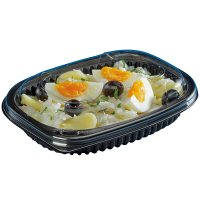 Cookipak Black Microwaveable Container 400ml (Pack 40)
