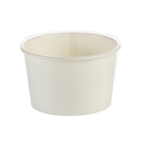 Disposable White Heavy Duty Soup Containers 12oz (Pack 50) [500]