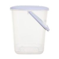Whitefurze 10 Litre Food Canister Box With White Lid