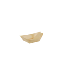 Disposable Serving Pieces Wood Boat, Natural, 8.5x5.5cm (Pack 50)