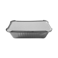 Essential Aluminium Foil Container Lid 19.5 x 10.3cm (Pack 6)