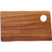 Acacia Wooden Rectangular Board with Hole Acacia Wooden 14x25x2cm