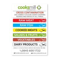 Cooksmill Personalised Chopping Board Notice 230 x 160mm