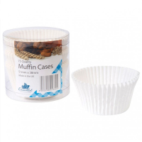 Essential Muffin Cases White (Pack 75)