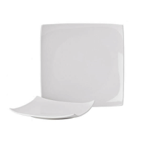 Pure White Square Plate 10.75" (27.5cm)