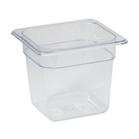 Gastronorm Pan Clear Polycarbonate 1/6 150mm Deep