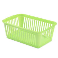 Whitefurze Plastic Handy Basket 30cm Lime