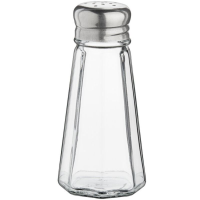 Paneled Glass Salt & Pepper Shaker 3oz / 89ml