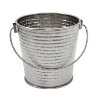 490ml Brickhouse Round Pail with Handle, Stainless Steel