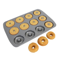 Non Stick 12 Cup Mini Donut Pan (37.3 x 26.1cm / 14.7 x 10.3")