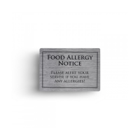 Food Allergy Notice