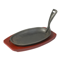 Oval Sizzler Plate 24 x 14cm