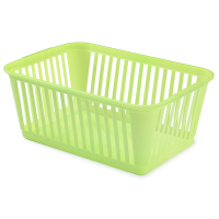 Whitefurze Plastic Handy Basket 37cm Lime