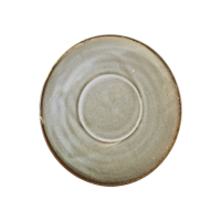 Genware Terra Porcelain Grey Saucer 14.5cm