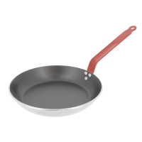 De Buyer Non-stick Fry Pan, Red Iron Handle, 28cm