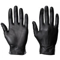 Powder Free Black Vinyl Gloves Small (Pack 100)