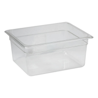 Gastronorm Pan Clear Polycarbonate 1/2 150mm Deep