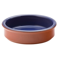 Terracotta Dark Blue Tapas Dish 4.5" (11.5cm)