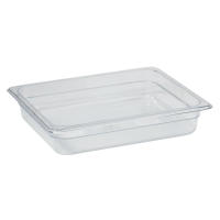 Gastronorm Pan Clear Polycarbonate 1/2 65mm Deep