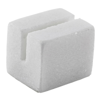 White Marble Cube Mini Sign Holder 3 x 2.5cm