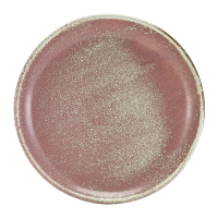 Genware Terra Porcelain Rose Coupe Plate 24cm