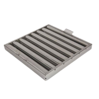 Stainless Steel Baffle Filter 445 x 445 x 48mm