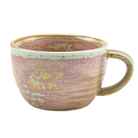 Genware Terra Porcelain Rose Coffee Cup 28.5cl/10oz