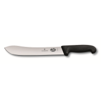 Victorinox Fibrox Handle Butchers Steak Knife with Wide Tip 31cm