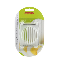 Apollo White Plastic Egg Slicer with Steel Wires