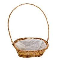 Manhattan Oval Display Basket with Handle 15"