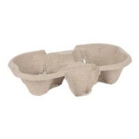 Moulded Pulp Fibre 2 Cup Carriers (Pack 90) [360]