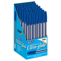 Tiger Ultra-glide Ball Point Pens Blue Ink (Pack 50)