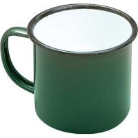 Falcon Green Enamel Mug 8cm / 0.5 pint