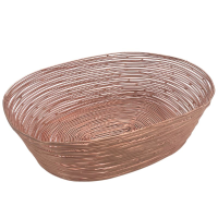 Copper Oval Wire Basket 23cm