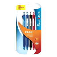 Paper Mate InkJoy Retractable Ball Pen 300 RT (Pack 4)