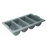 Cutlery Tray 4 Compartment Grey