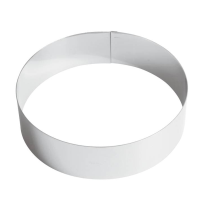 Ice Cream Cake Ring Stainless Steel 6cm high, 6cm wide