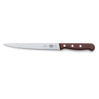 Victorinox Rosewood Handle Filleting Knife with Flexible Narrow Blade 18cm