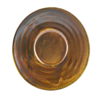 Genware Terra Porcelain Rustic Copper Saucer 11.5cm