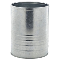 Galvanised Steel Can 11cm x 14.5(h)cm