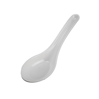 Melamine Stylo Soup Spoon White 13.5cm