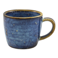 Genware Terra Porcelain Aqua Blue Espresso Cup 9cl/3oz